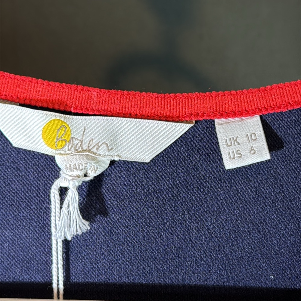 Boden‎ Blue Wrap Ruched Blouse - Picture 4 of 7